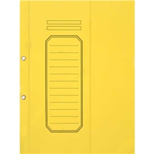 Alemdar Lüx yarım kapak karton dosya sarı