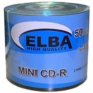 Elba Mini CD cd-r 22min 210mb 1x 32x 50'li