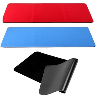 Elba Geniş Mouse Pad Siyah-Kırmızı-Mavi Renk Kumaş 500x300x2