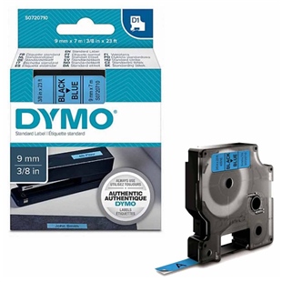 Dymo D1 Etiket 9x7 Mavi/Siyah D-40916