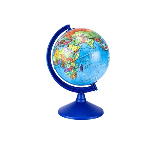 Brons Dünya Küresi Siyasi Haritası 20cm BR-800