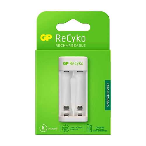 GP ReCyko 2'li Pil Şarj Cihazı USB AA - AAA E211