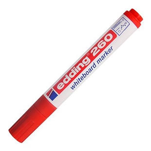 Edding e-260 beyaz tahta kalemi kırmızı