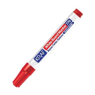 Kraf 770 tahta kalemi kırmızı (doldurulabilir)