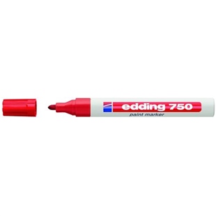 Edding e-750 boya markör kırmızı 2-4 mm