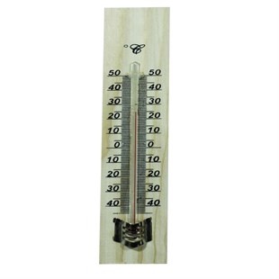 F&G Ahşap Termometre Th 201 Naturel 3,5x20