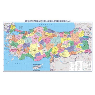 Gürbüz türkiye siyasi harita 100x140 21024