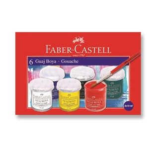 Faber Castell guaj boya 6 renk