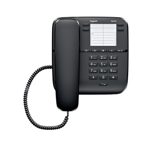 Gigaset Telefon Masa Üstü Beyaz/Siyah Da310